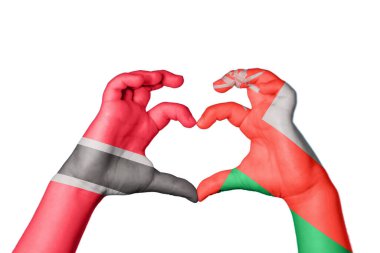 Trinidad ve Tobago Umman Heart, El hareketi kalp yapma, Kırpma Yolu