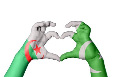 Cezayir Pakistan Kalbi, El hareketi kalp yapma, Kırpma Yolu