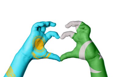 Kazakistan Pakistan Kalbi, El hareketi kalp yapma, Kırpma Yolu