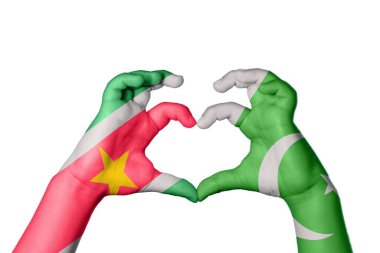 Soyadı Pakistan Kalbi, el hareketi kalp yapma, Kırpma Yolu