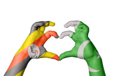 Uganda Pakistan Kalbi, El hareketi kalp yapma, Kırpma Yolu