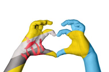 Brunei Palau Heart, El hareketi kalp yapma, Kırpma Yolu