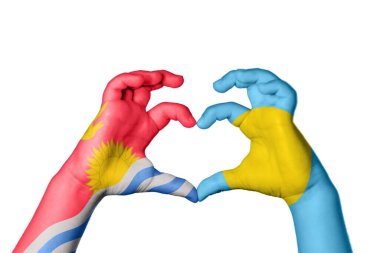 Kiribati Palau Kalbi, El hareketi kalp yapmak, Kırpma Yolu