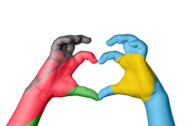 Malawi Palau Kalbi, El hareketi kalp yapmak, Kırpma Yolu