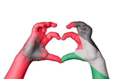 Arnavutluk Filistin Kalbi, El hareketi, kalp yapma, Kırpma Yolu