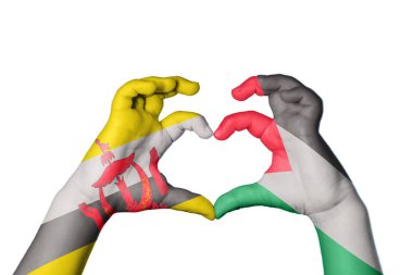 Brunei Filistin Kalbi, El hareketi kalp yapma, Kırpma Yolu