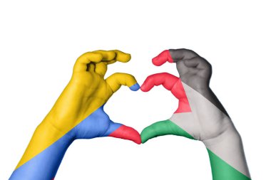 Kolombiya Filistin Kalbi, El hareketi kalp yapma, Kırpma Yolu