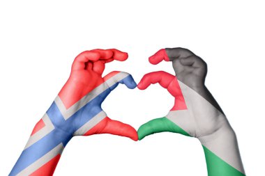 Norveç Filistin Kalbi, El hareketi kalp yapma, Kırpma Yolu