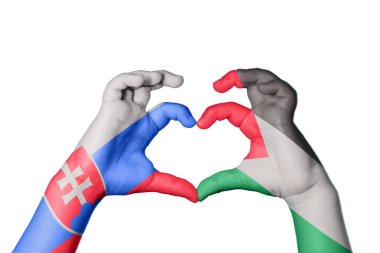 Slovakya Filistin Kalbi, El hareketi kalp yapma, Kırpma Yolu