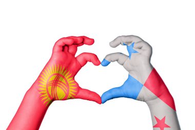 Kırgızistan Panama Kalbi, El hareketi kalp yapma, Kırpma Yolu