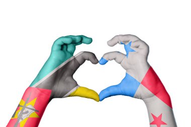 Mozambik Panama Kalbi, El hareketi kalp yapma, Kırpma Yolu