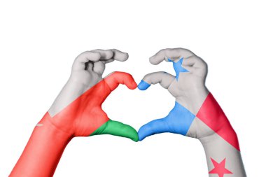 Umman Panama Kalbi, El hareketi kalp yapma, Kırpma Yolu