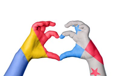 Romanya Panama Kalbi ve El hareketi kalp yaptı, Kırpma Yolu