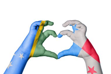 Solomon Adaları Panama Kalbi, El hareketi kalp yapma, Kırpma Yolu