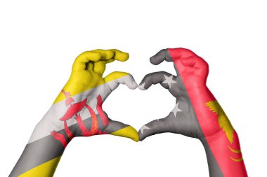 Brunei Papua Yeni Gine Kalbi, El hareketi kalp yapma, Kırpma Yolu