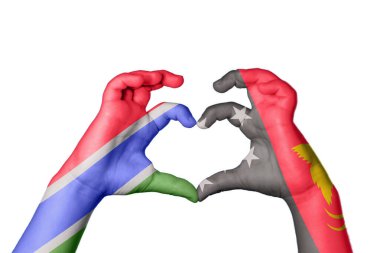 Gambiya Papua Yeni Gine Kalbi, El hareketi kalp yapma, Kırpma Yolu