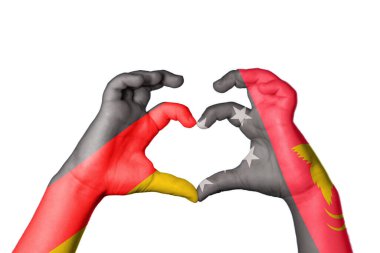 Almanya Papua Yeni Gine Kalbi, El hareketi kalp yapma, Kırpma Yolu