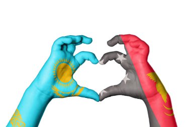 Kazakistan Papua Yeni Gine Kalbi, El hareketi kalp yapma, Kırpma Yolu