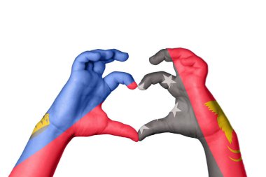 Lihtenştayn Papua Yeni Gine Kalbi, El hareketi kalp yapma, Kırpma Yolu