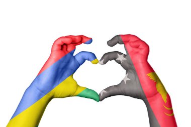 Mauritius Papua Yeni Gine Kalbi, El hareketi kalp yapma, Kırpma Yolu