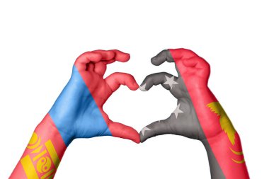 Moğolistan Papua Yeni Gine Kalbi, El hareketi kalp yapma, Kırpma Yolu