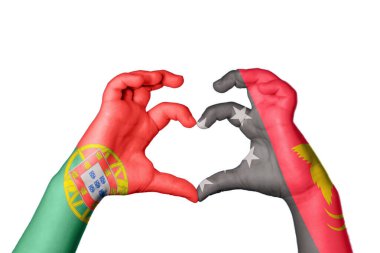 Portekiz Papua Yeni Gine Kalbi, El hareketi kalp yapma, Kırpma Yolu