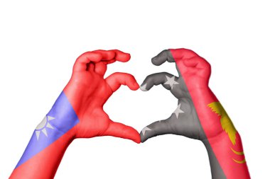 Tayvan Papua Yeni Gine Kalbi, El hareketi kalp yapma, Kırpma Yolu