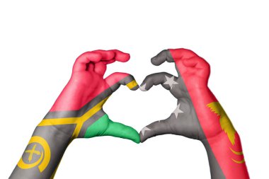 Vanuatu Papua Yeni Gine Kalbi, El hareketi kalp yapma, Kırpma Yolu