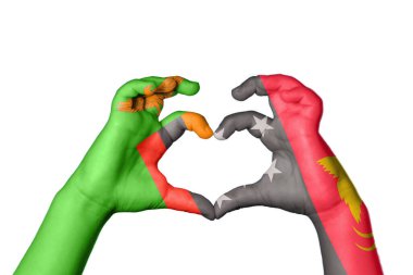 Zambiya Papua Yeni Gine Kalbi, El hareketi kalp yapma, Kırpma Yolu