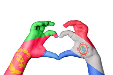 Eritrea Paraguay Kalbi, El hareketi kalp yapma, Kırpma Yolu