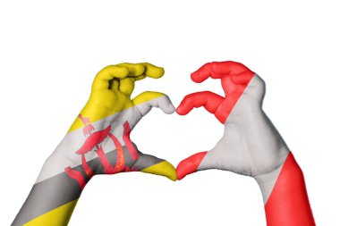 Brunei Peru Kalbi, El hareketi kalp yapma, Kırpma Yolu