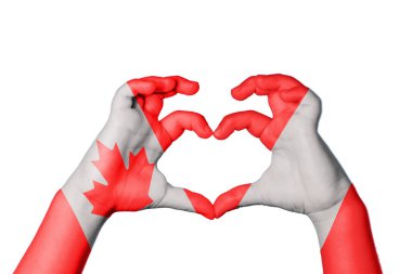 Kanada Peru Kalbi, El hareketi kalp yapma, Kırpma Yolu