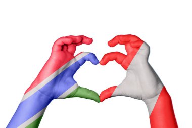 Gambiya Peru Kalbi, El hareketi kalp yapma, Kırpma Yolu