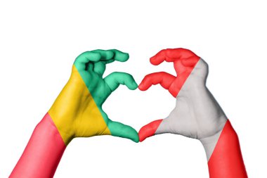 Gine Peru Kalbi, El hareketi kalp yapma, Kırpma Yolu