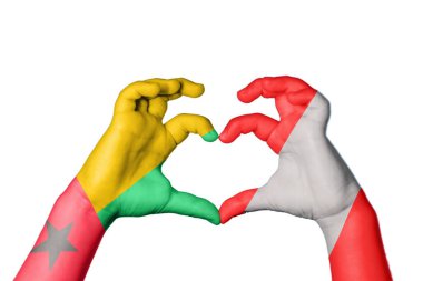 Gine Bissau Peru Kalbi, El hareketi kalp yapmak, Kırpma Yolu