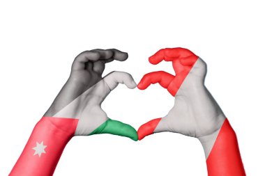 Jordan Peru Heart, El hareketi kalp yapma, Kırpma Yolu