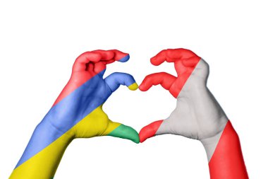 Mauritius Peru Kalbi, El hareketi kalp yapma, Kırpma Yolu