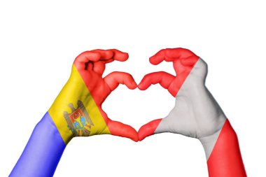 Moldova Peru Kalbi, El hareketi kalp yapma, Kırpma Yolu