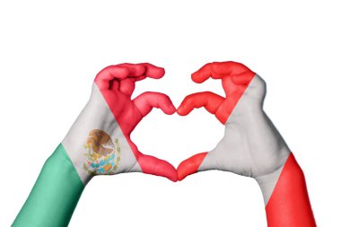 Meksika Peru Kalbi, El hareketi kalp yapma, Kırpma Yolu