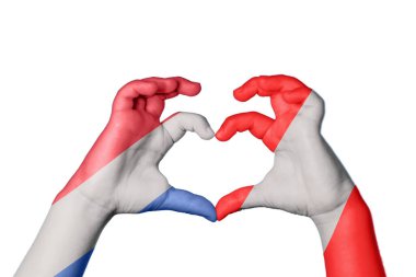 Hollanda Peru Kalbi, El hareketi kalp yapma, Kırpma Yolu