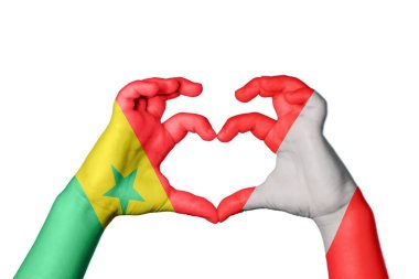 Senegal Peru Kalbi, El hareketi kalp yapma, Kırpma Yolu