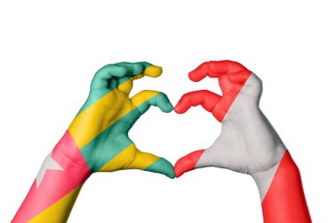 Togo Peru Kalbi, el hareketi kalp yapma, Kırpma Yolu