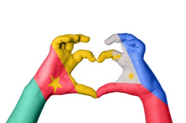 Kamerun Filipinler Kalbi, El hareketi kalp yapma, Kırpma Yolu