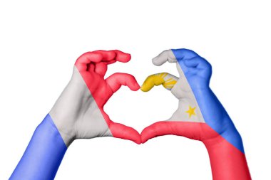 Fransa Filipin Kalbi, El hareketi, kalp yapma, Kırpma Yolu