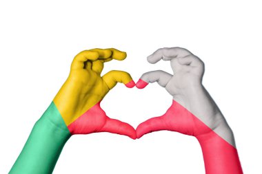 Benin Polonya Kalbi, El hareketi kalp yapma, Kırpma Yolu