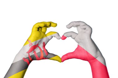 Brunei Polonya Kalbi, El hareketi kalp yapma, Kırpma Yolu