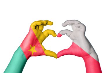 Kamerun Polonya Kalbi, El hareketi kalp yapma, Kırpma Yolu