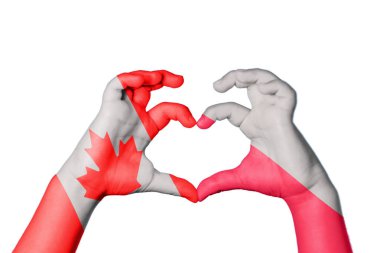 Kanada Polonya Kalbi, El hareketi, kalp yapma, Kırpma Yolu