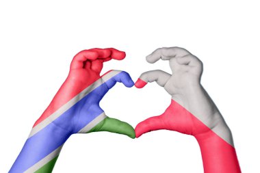 Gambiya Polonya Kalbi, El hareketi kalp yapma, Kırpma Yolu