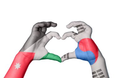 Ürdün Güney Kore Kalbi, El hareketi kalp yapma, Kırpma Yolu